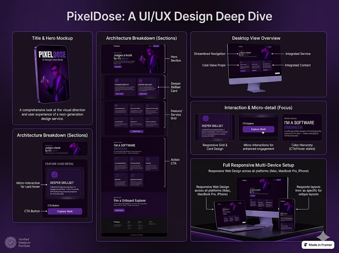 Cover image for PixelDose UI/UX Showcase.
A deep dive