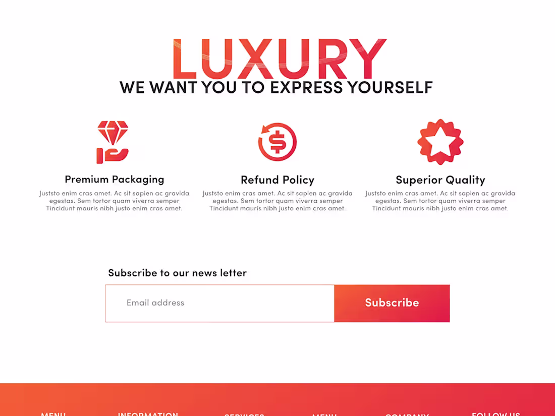 Cover image for Designing a landing page for