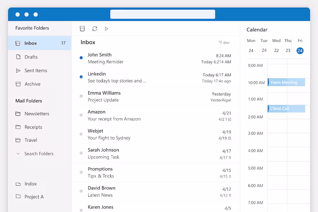 Cover image for Inbox Organization Sample