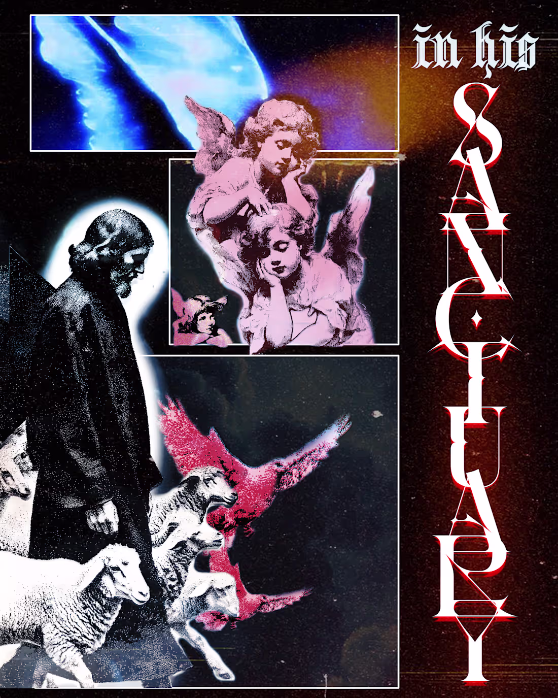 Cover image for In His SANCTUARY.

A faith-inspired poster