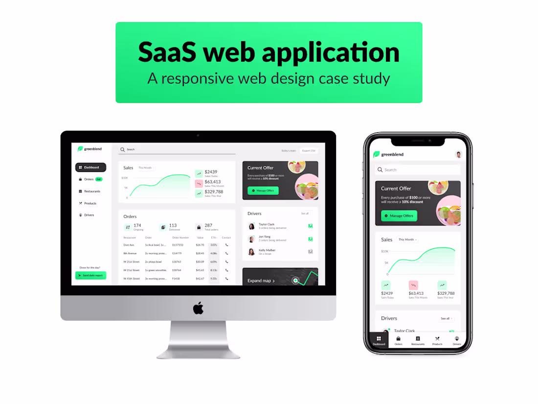 Cover image for SaaS web application