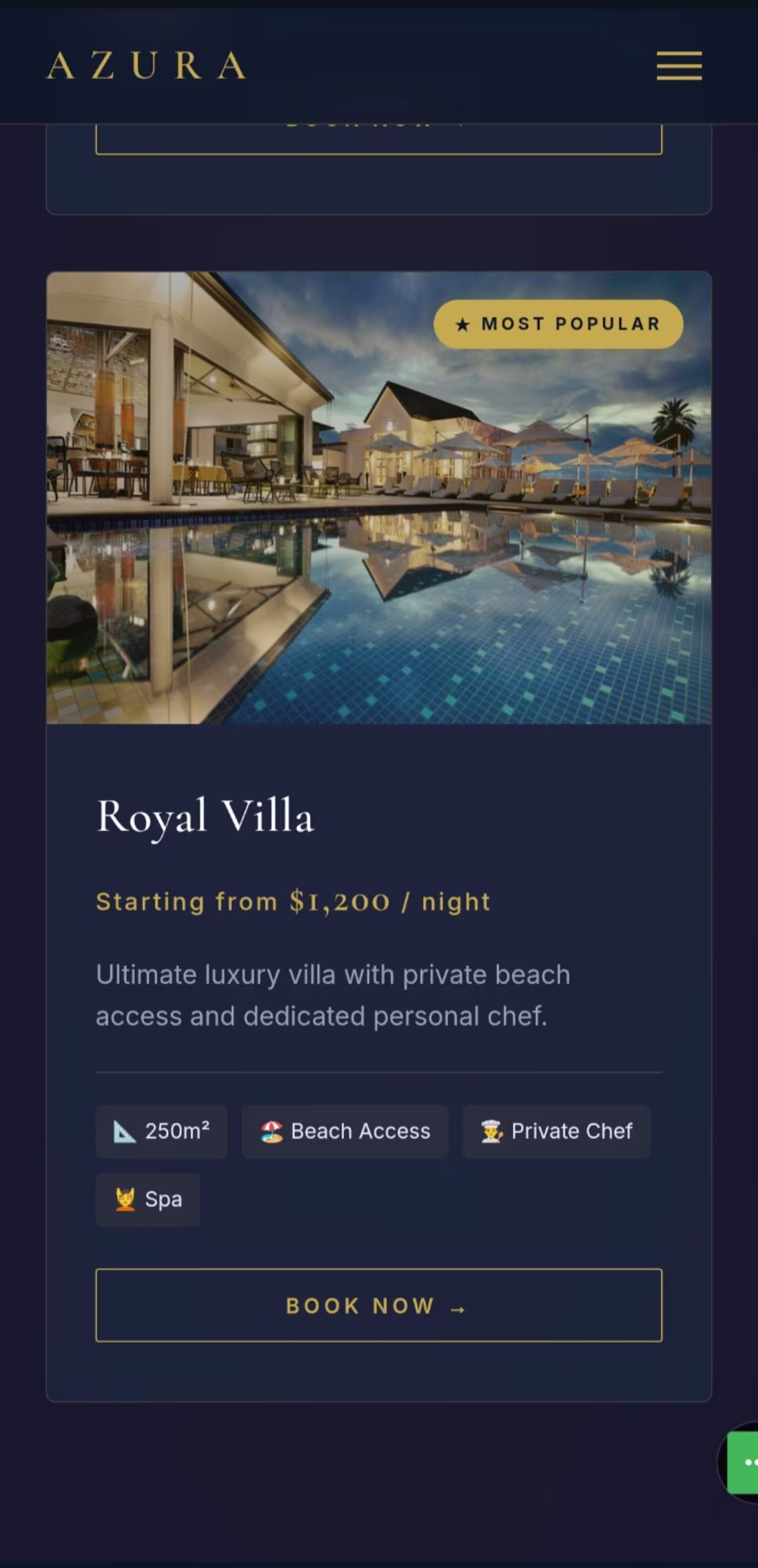 Cover image for 🏝️✨ AZURA Resort & Spa
Designed