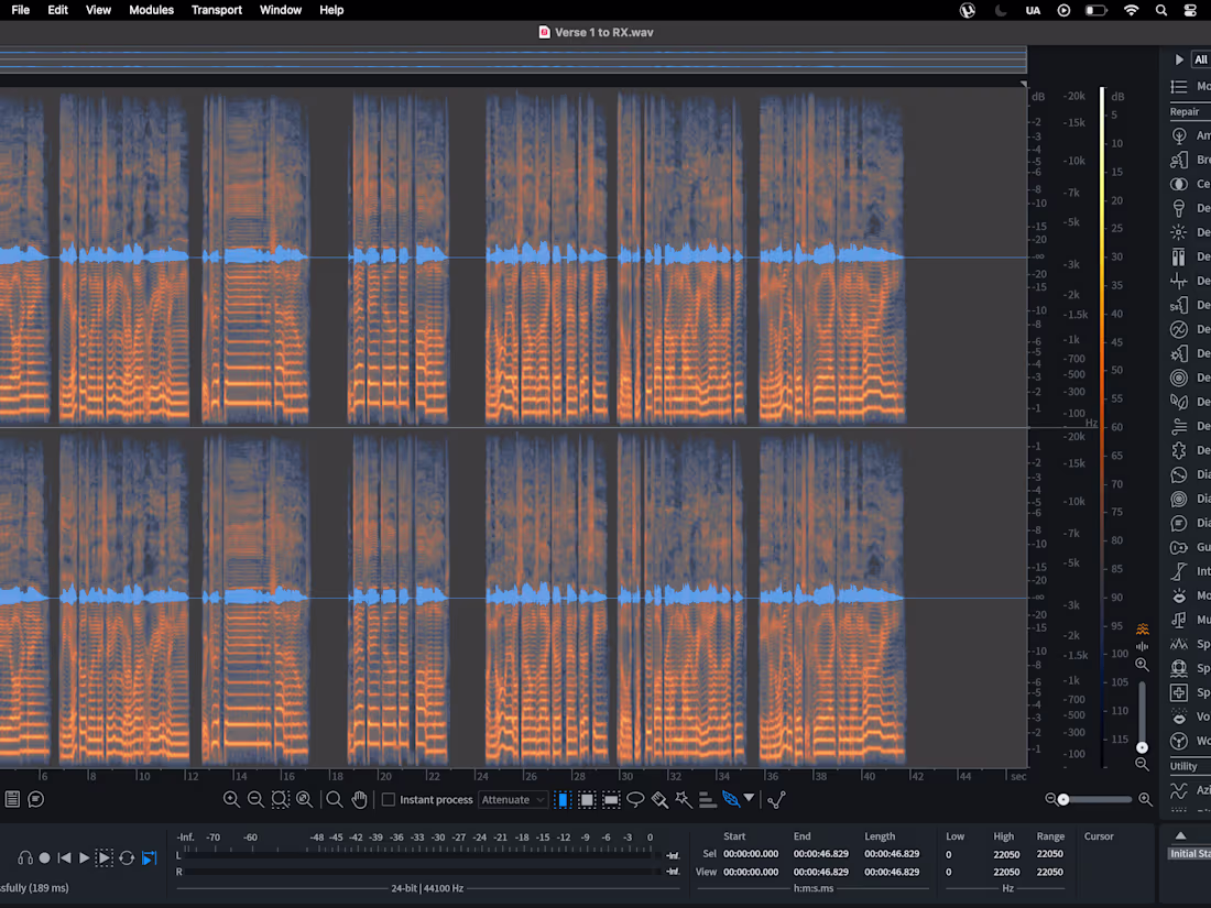 Cover image for Audio Cleaning and Restoration