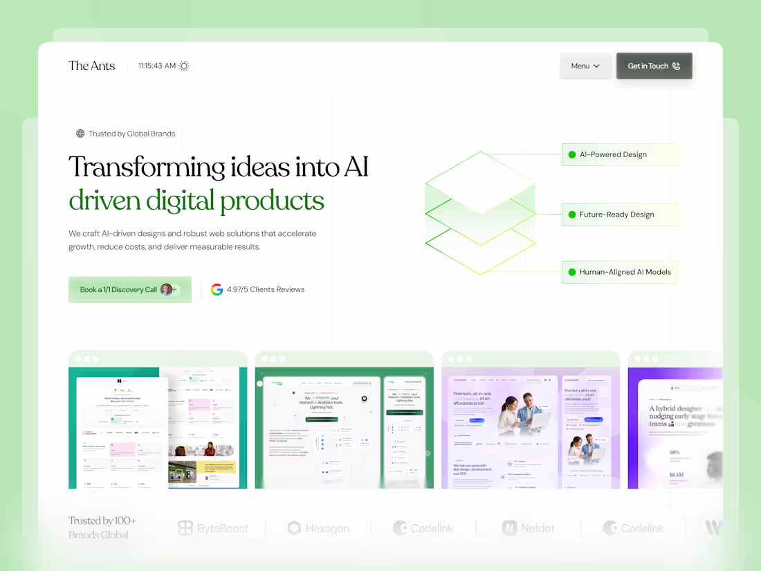 Cover image for AI SaaS Agency Website Design