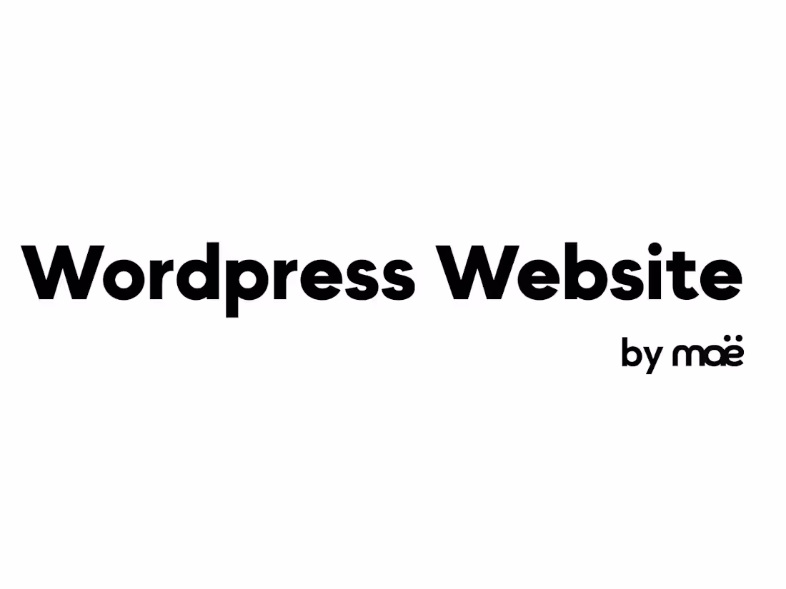 Cover image for Custom WordPress Website Design