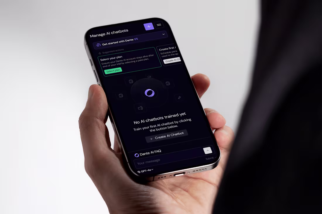 Cover image for Dante AI: 2 month revamp of 1000+ unique screen designs