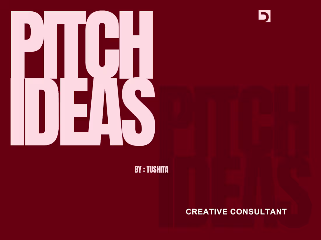 Cover image for Pitch Deck & Campaign Ideas