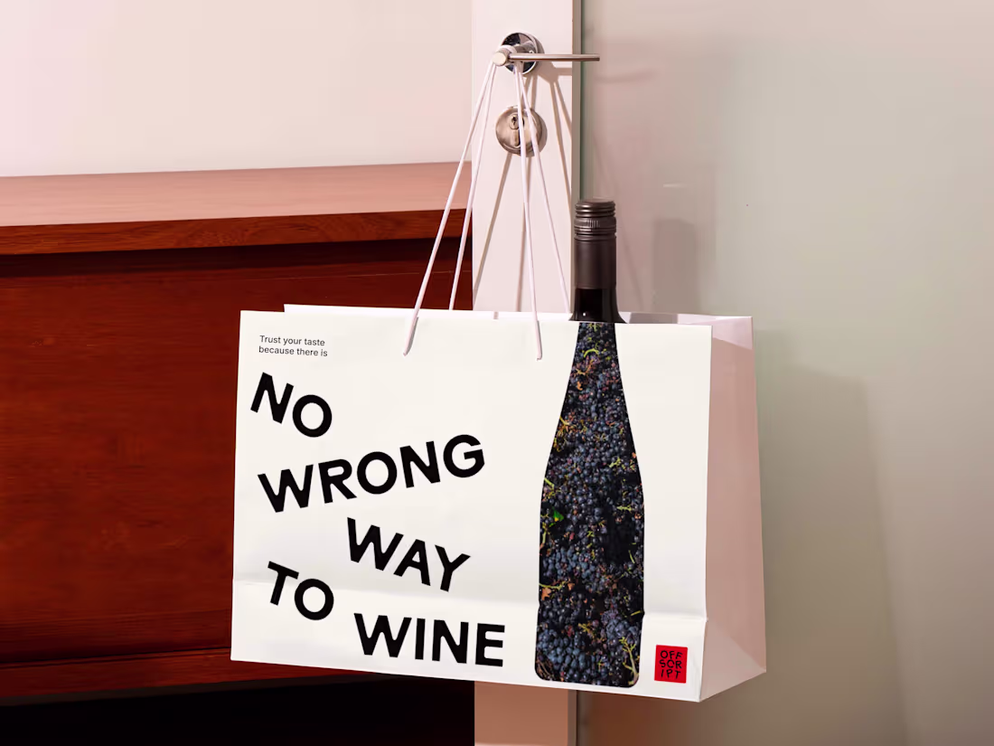 Cover image for Off Script Wines | Branding (Positioning + Identity + Packaging)