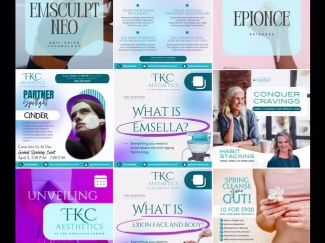 Cover image for Brand Identity for Aesthetic Center