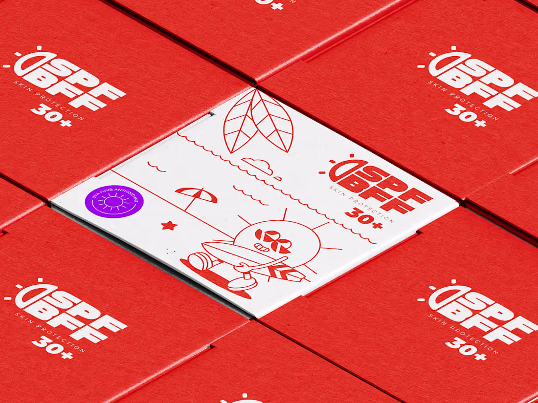 Cover image for SPF BFF • Sunscreen Visual Identity