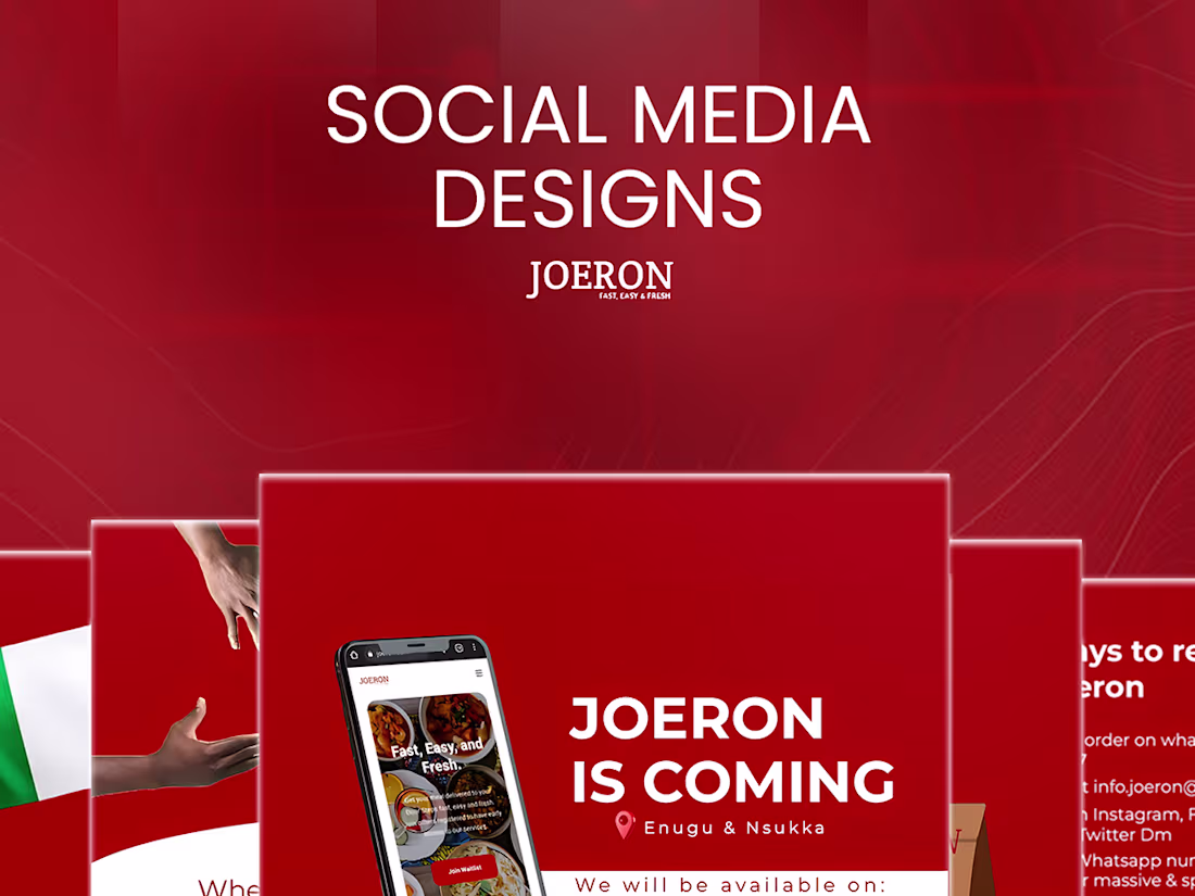 Cover image for Social Media Designs - Food Logistic Company