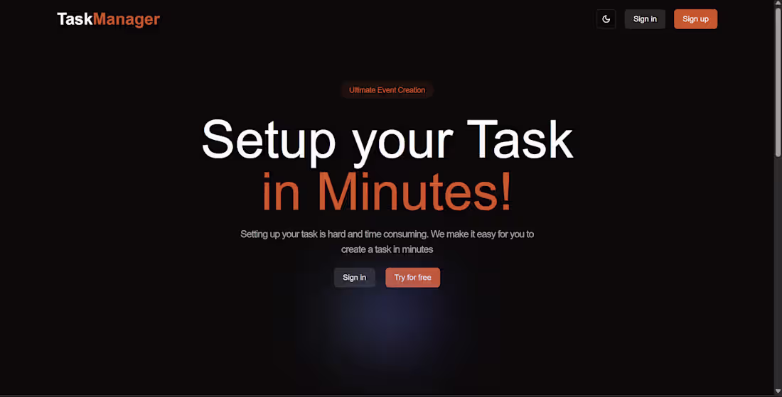 Cover image for Full-Stack Task & Event Management System