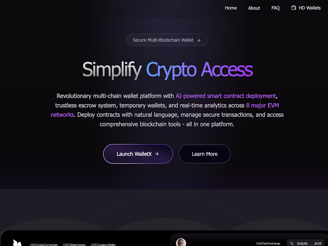 Cover image for WalletX is a revolutionary multi-chain