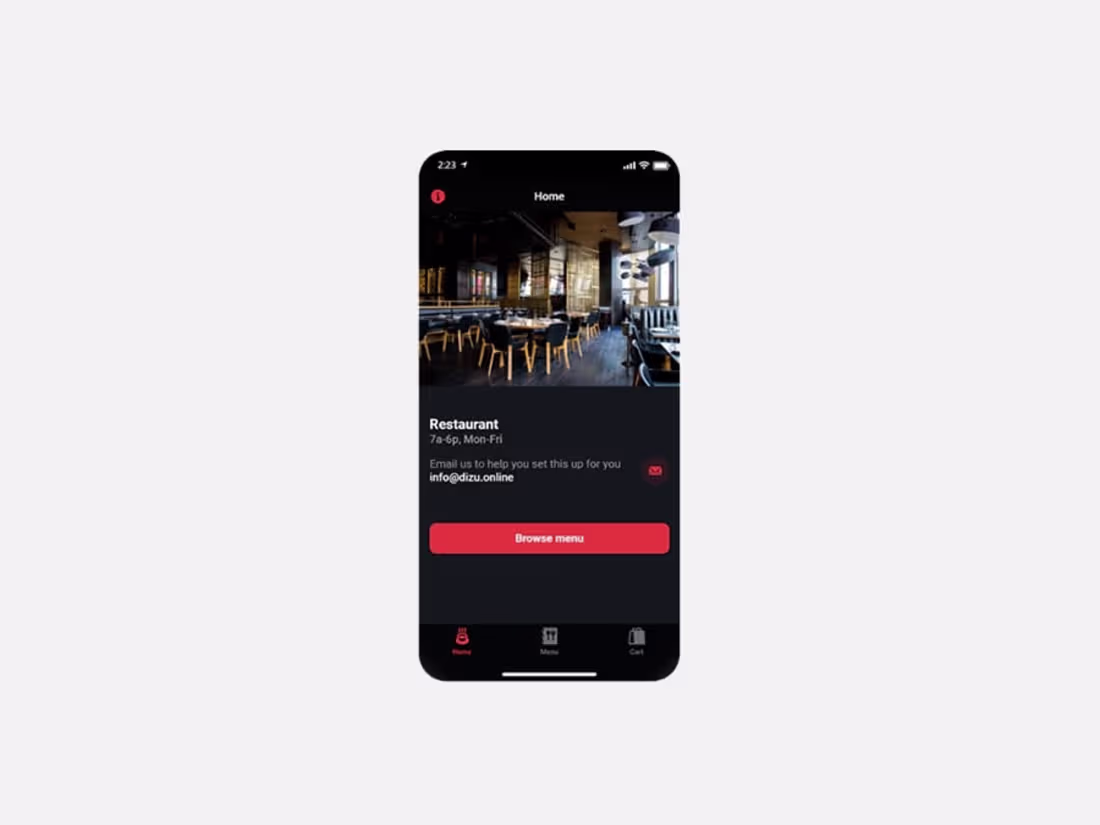 Cover image for Restaurant menu and manager app