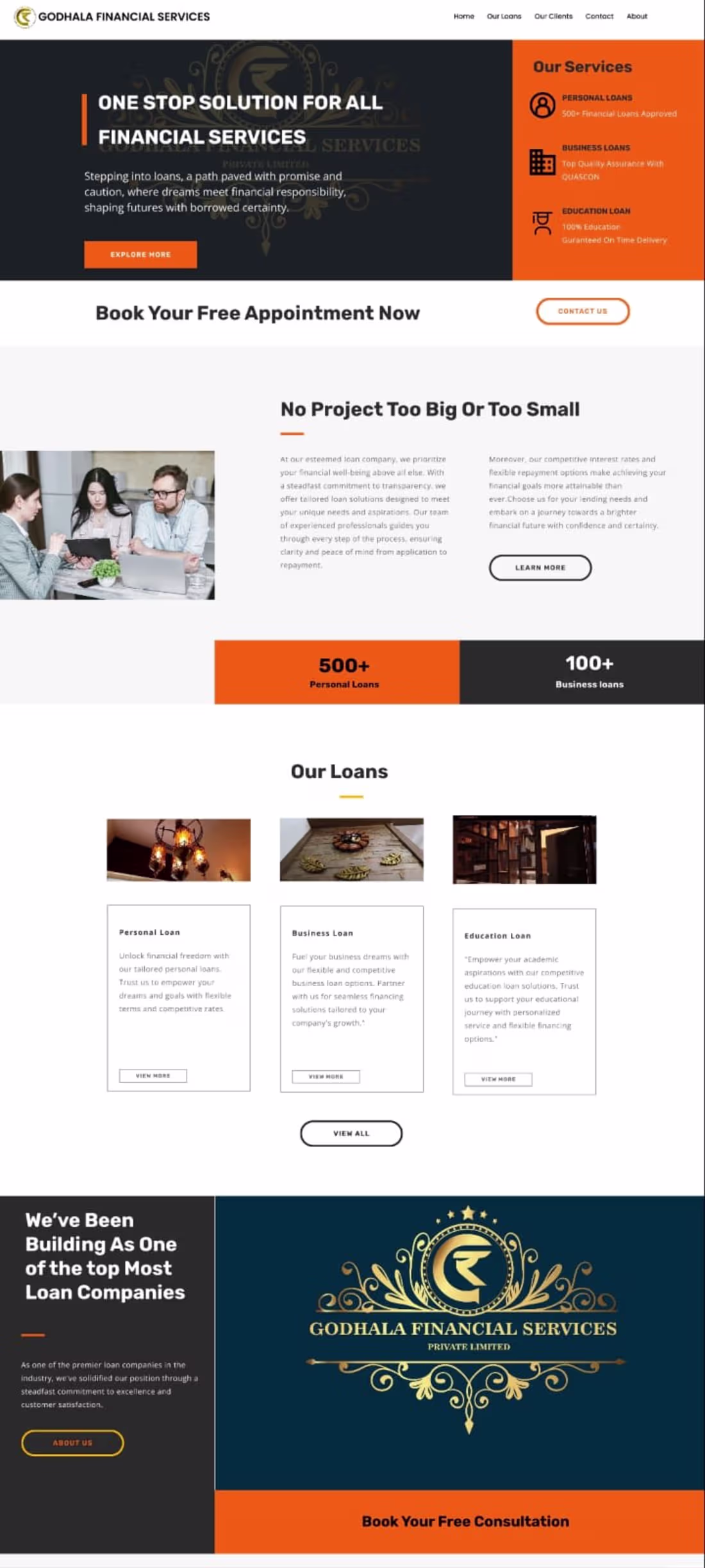 Cover image for Website for Loan Company