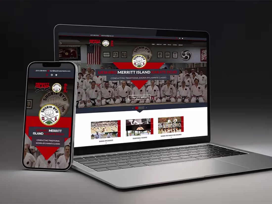 Cover image for MERRITT ISLAND KARATE | 2013 WordPress, E-commerce, Custom Theme
