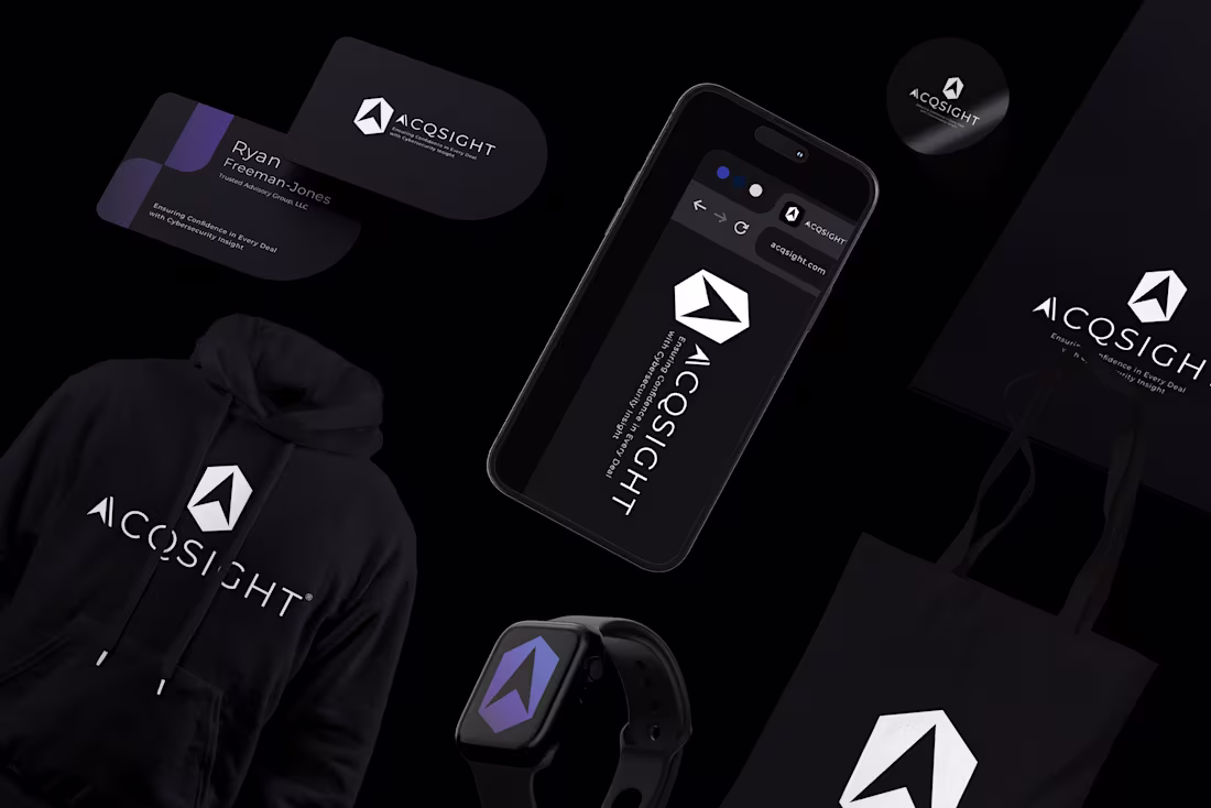 Cover image for ACQSIGHT | Logo & Brand Identity | Cybersecurity agency