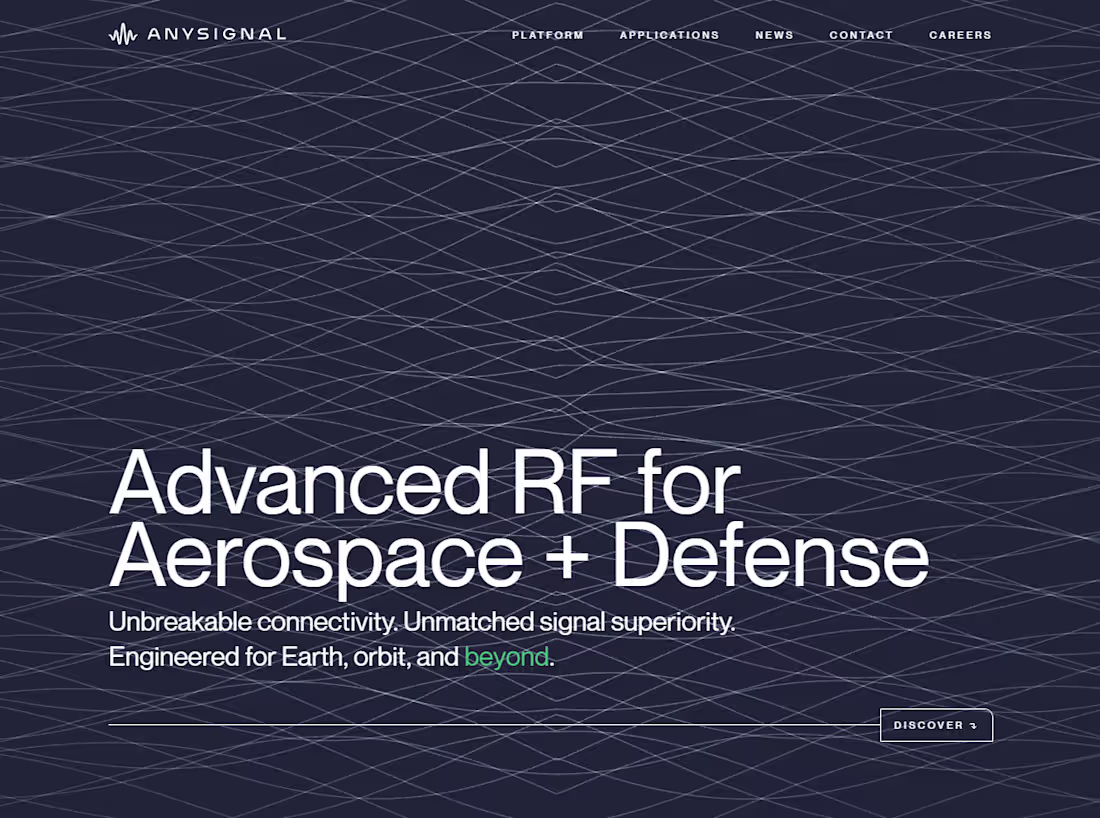 Cover image for Webflow Website for Advanced RF (Aerospace & Defense)