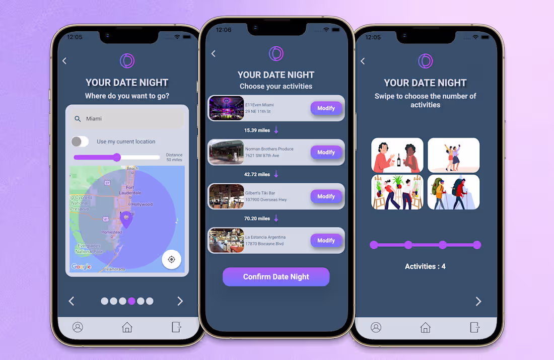 Cover image for Date Night Date Night, a social networking app, connects you...