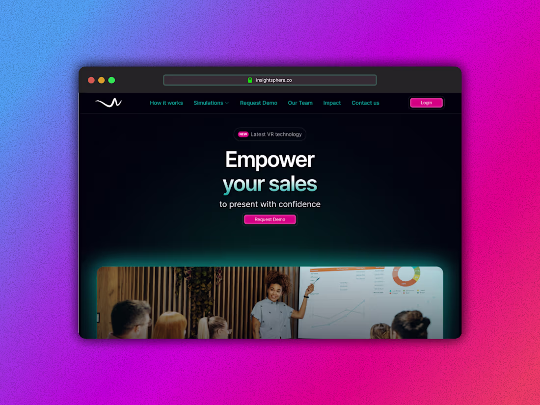 Cover image for Web Design for Insightsphere Edtech Startup in Figma
