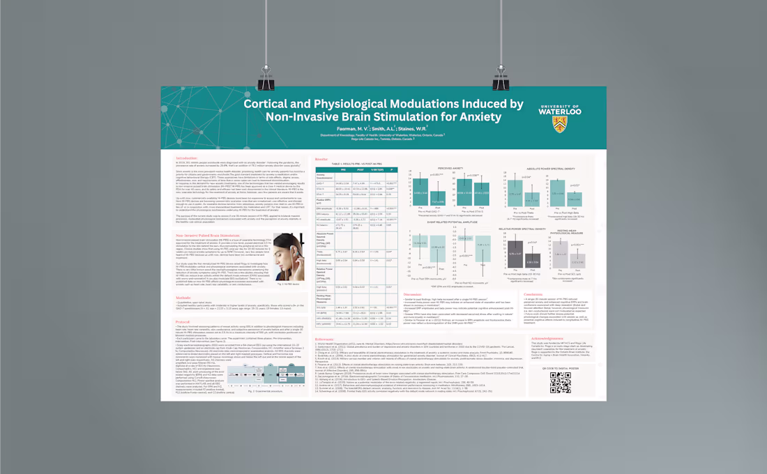 Cover image for Scientific poster with charts and