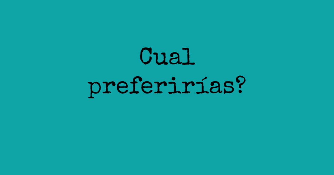 Cover image for Cual preferirías