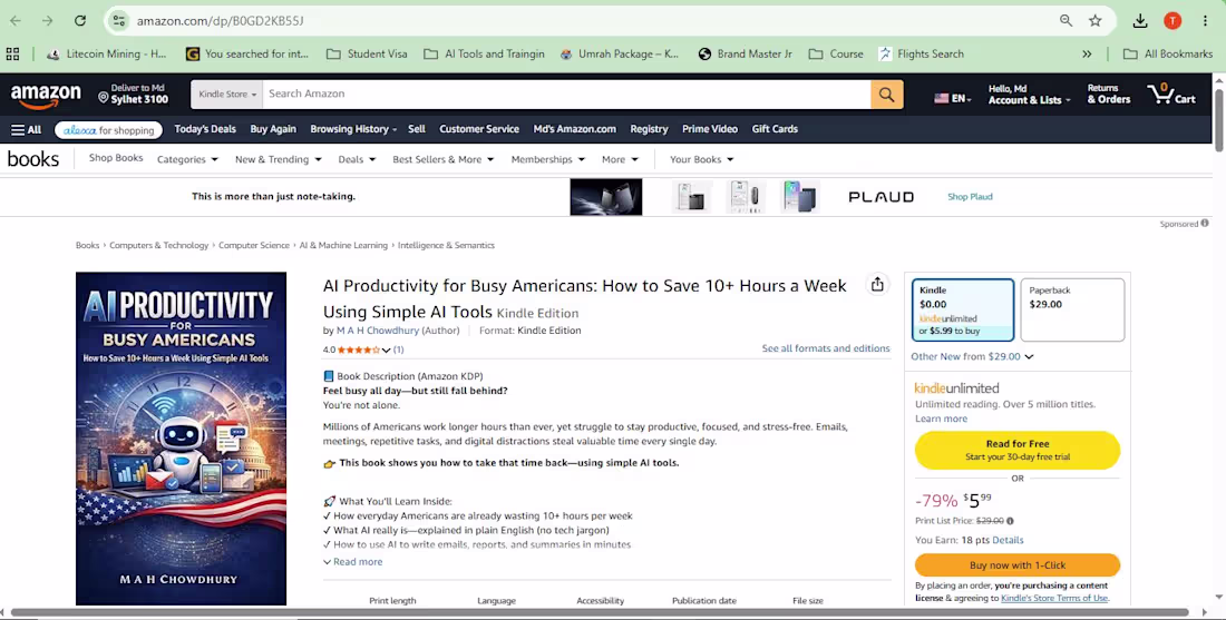 Cover image for AI Productivity for Busy Americans