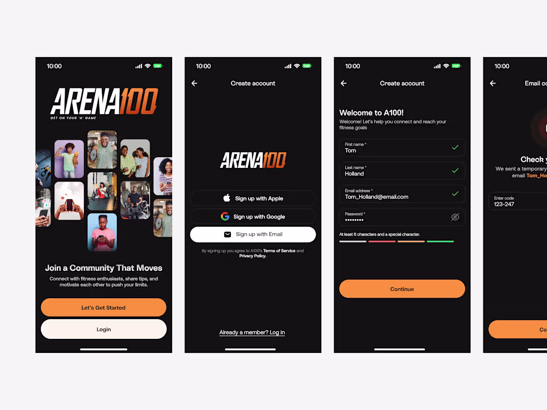 Cover image for Areana100- Hydrid fitness app