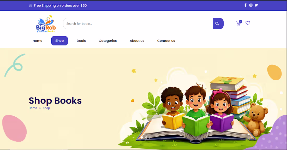 Cover image for Built a complete online bookstore