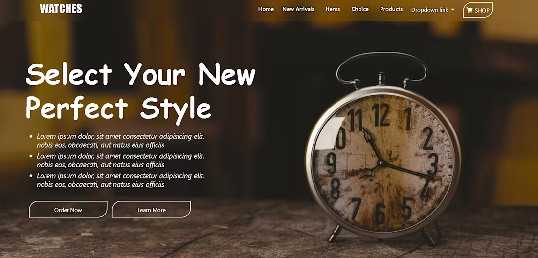 Cover image for CLOCK Web Template