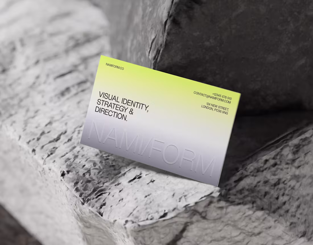 Cover image for NAMI/FORM® – Brand Identity