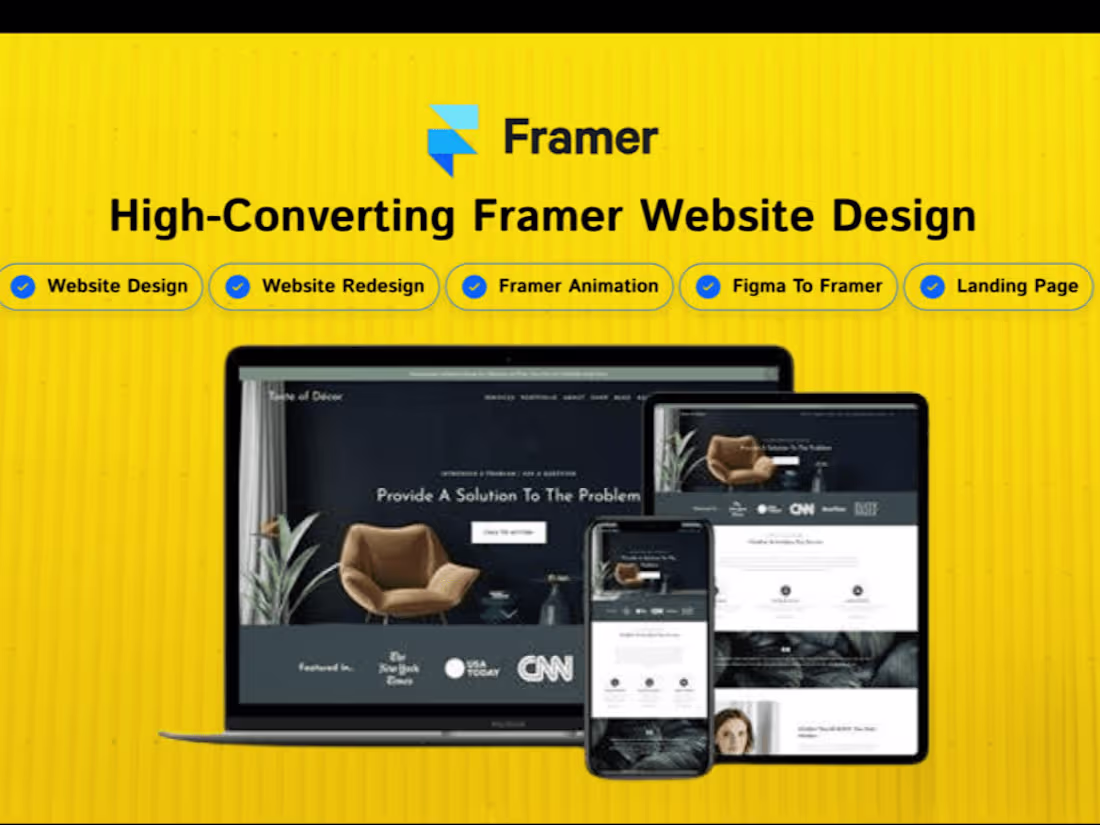 Cover image for  framer website | Figma to Framer | Framer Animation