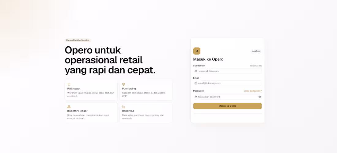 Cover image for Opero — Cloud-Native Multi-Tenant POS