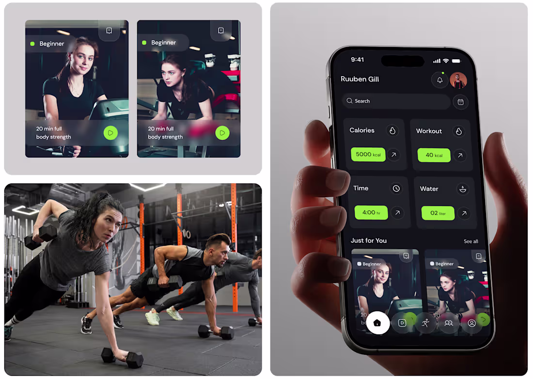 Cover image for Fitness Mobile App Design