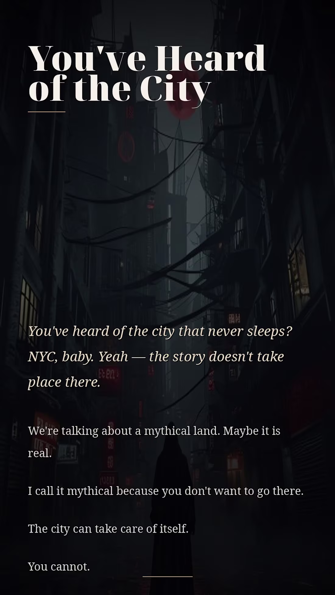 Cover image for The City That Has No