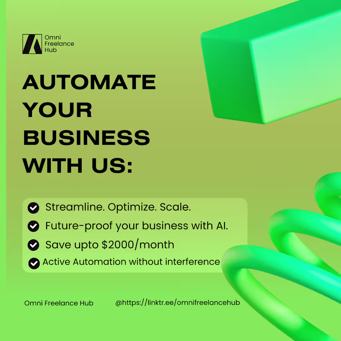 Cover image for ⚙️ Our Work on Automation Projects At Omni Freelance Hub, we...