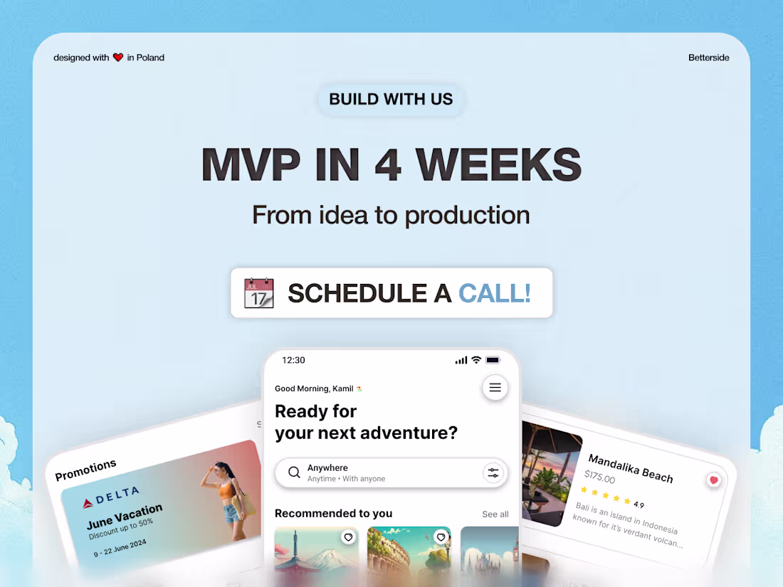 Cover image for Launch your idea fast with a polished product.