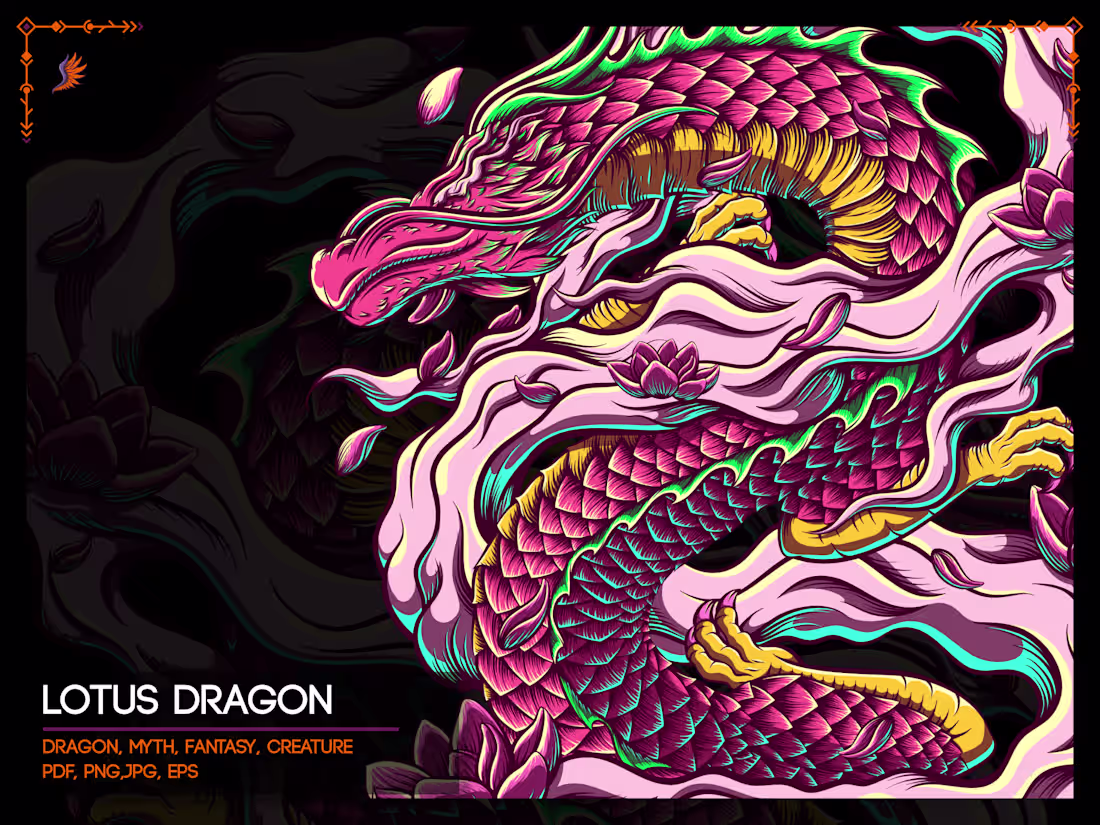 Cover image for Detail illustration for merchandise, sticker, mascot, apparel