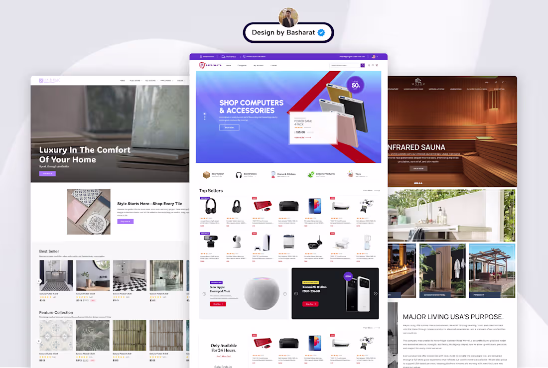 Cover image for E-commerce Website Homepage
