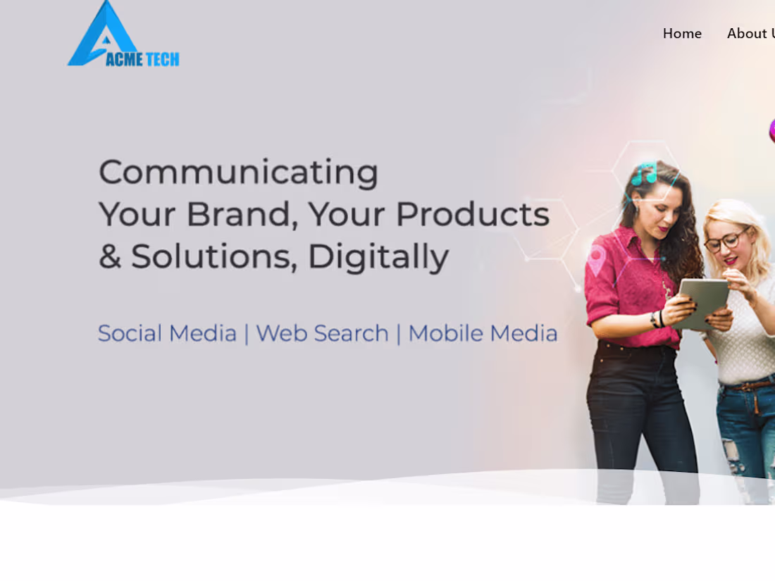 Cover image for Acmetech – digital marketing company