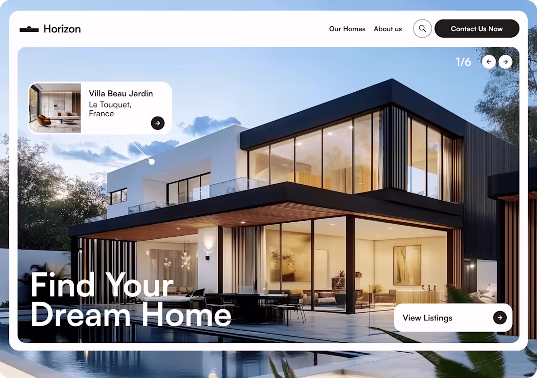 Cover image for Real estate web design & Framer dev