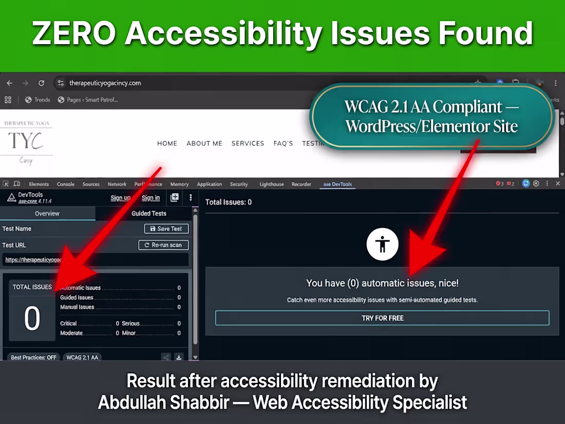 Cover image for WCAG 2.1 AA Remediation —