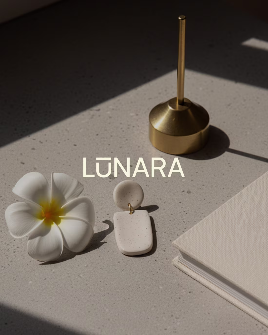 Cover image for Express brand design for LUNARA, a brand that offers earring...
