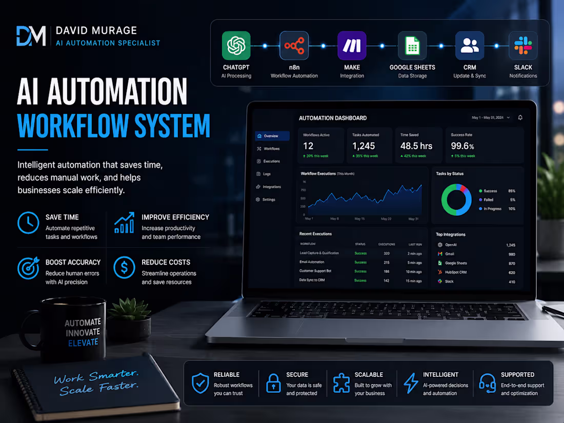 Cover image for AI Workflow Automation System
This portfolio