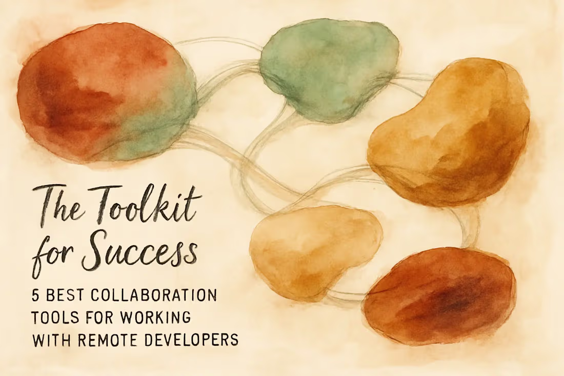 Cover image for The Toolkit for Success: 5 Best Collaboration Tools for Working with Remote Developers
