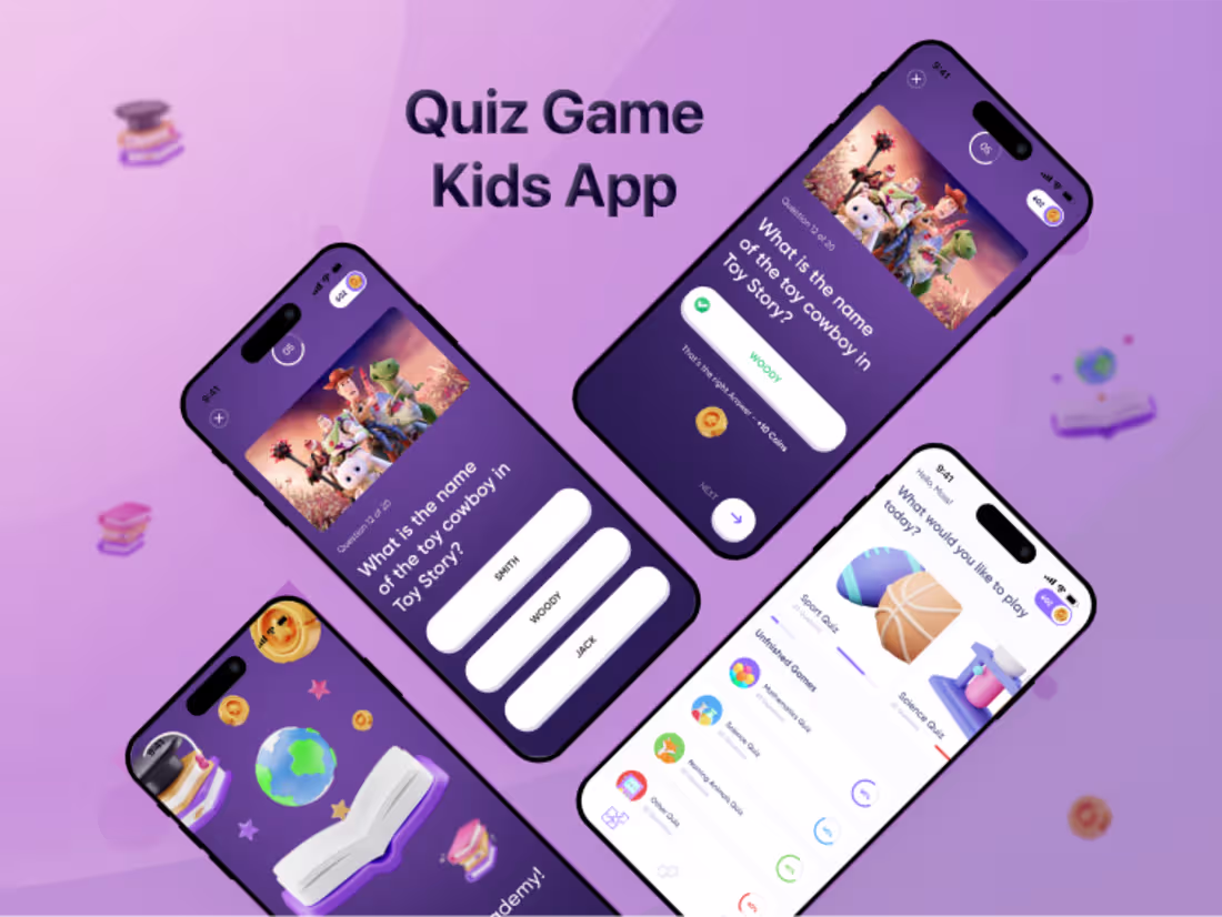 Cover image for Kids Quiz Game Mobile App Development