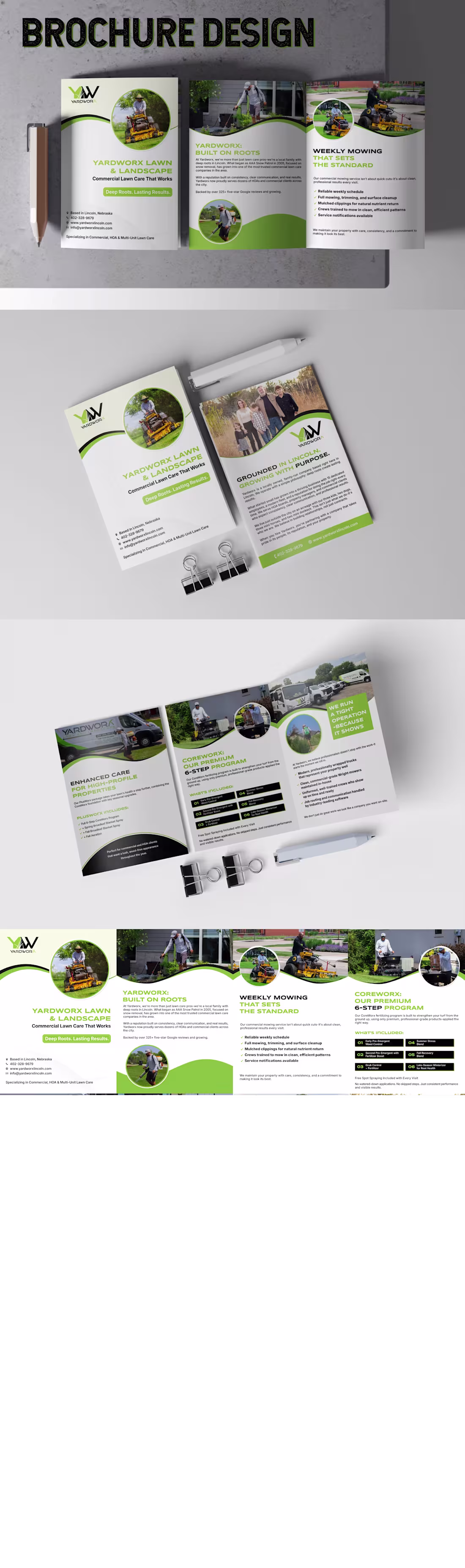 Cover image for Brochure Design for Yardworx Commercial
The