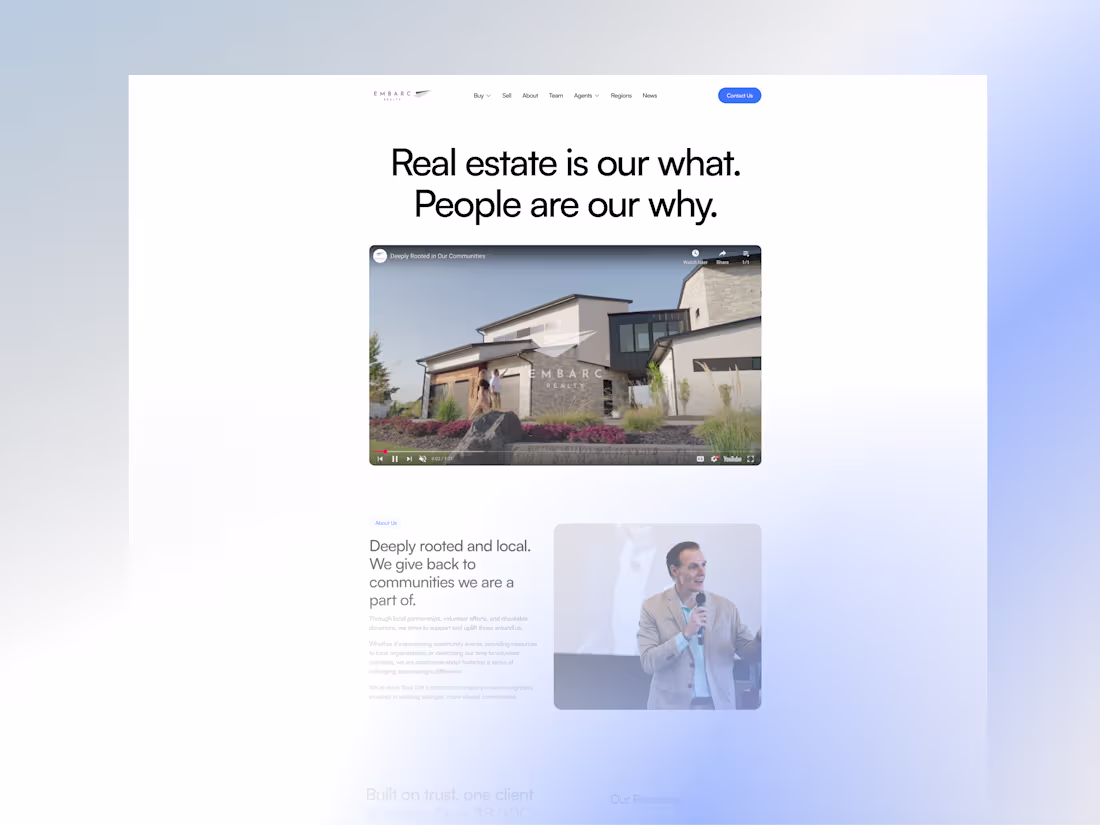 Cover image for Embarc Realty Multi-Site Website Customization