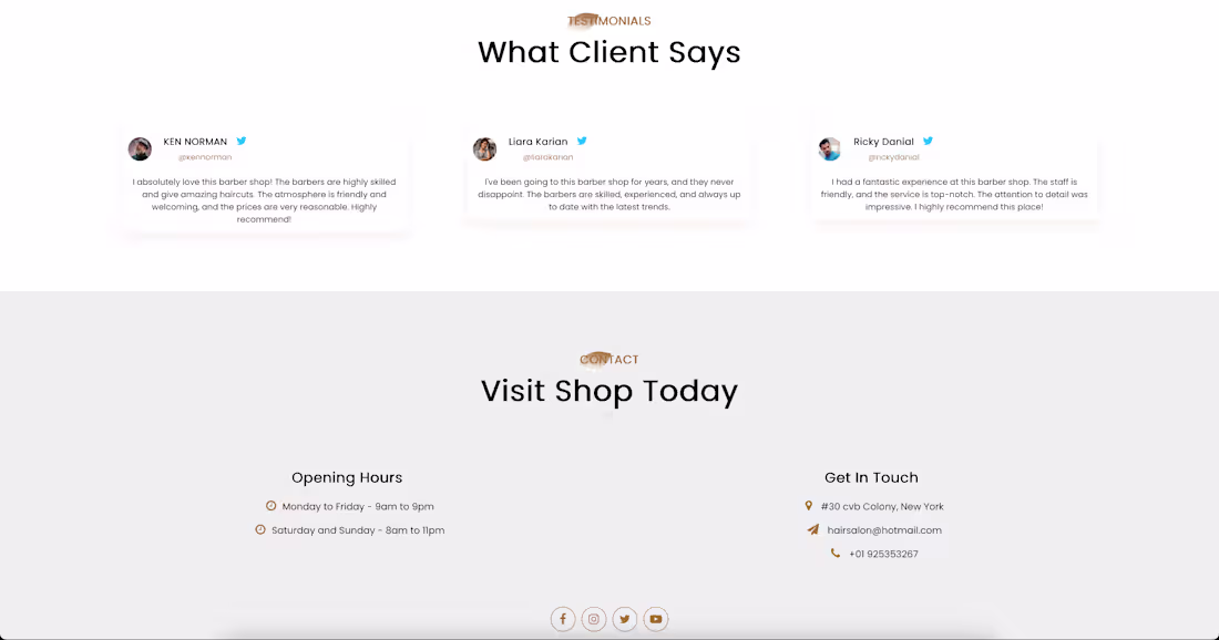 Cover image for Barber — A local service