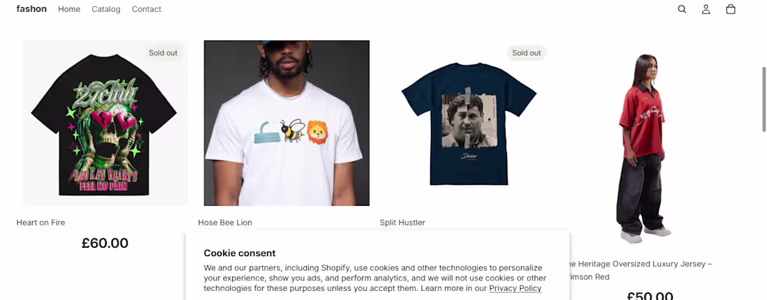 Cover image for Fresh Shopify build  Streetwear